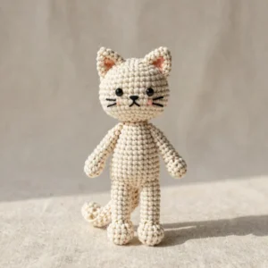 Boneka Kucing Rajut